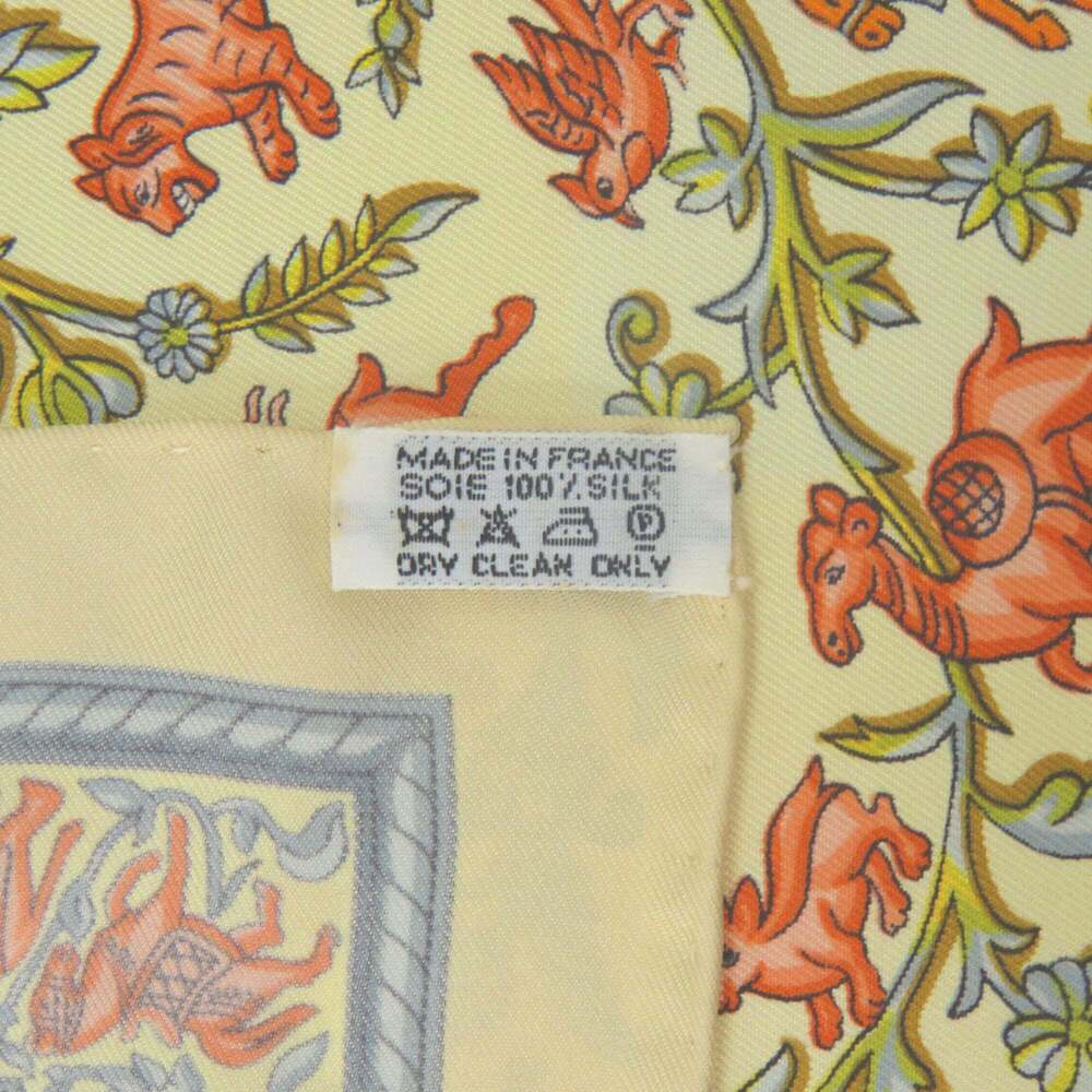 HERMES Authentic Blue Silk Scarf - Picture 5 of 5